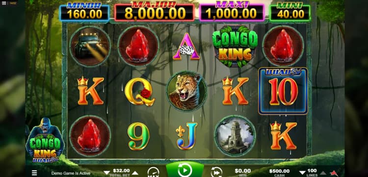Congo King Ainsworth Logo
